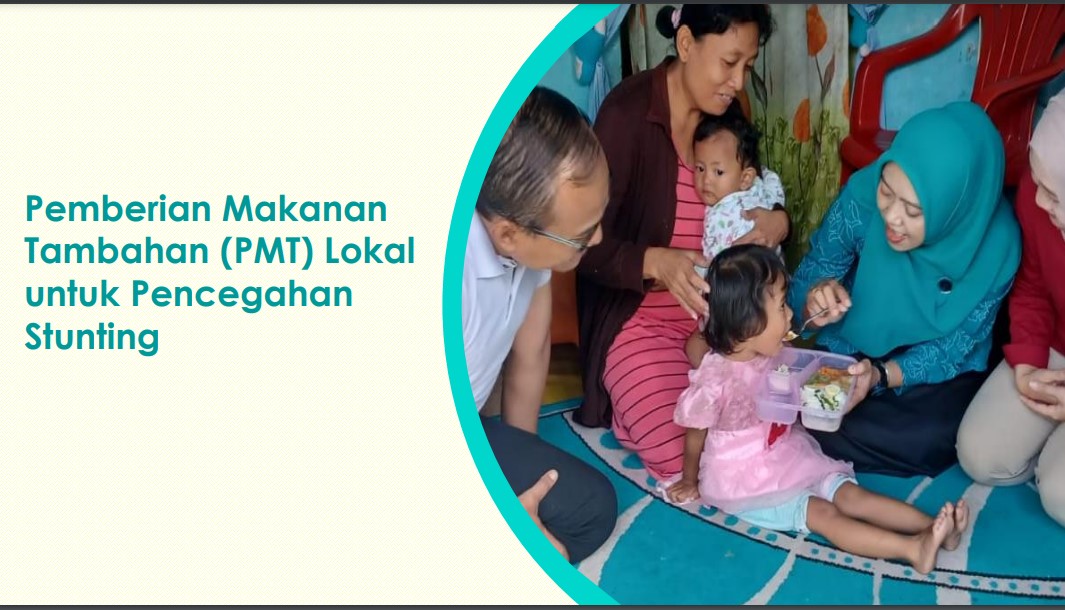 Pemberian Makanan Tambahan (PMT) Lokal untuk Pencegahan Stunting